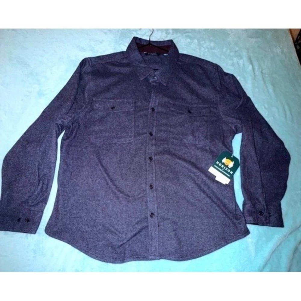 Horizon Bass‎ Creek Outfitters Men XXL NWT Flannel Shirt Long Sleeve